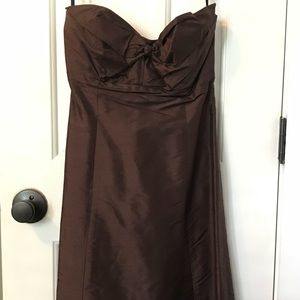 Brown party dress